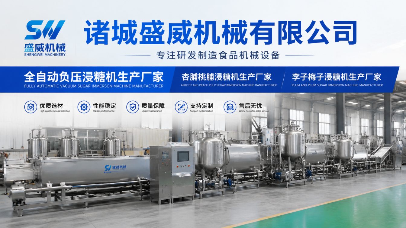 嘉兴为果脯加工提供负压浸糖方案